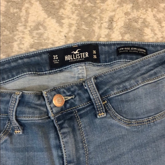 Hollister sz 26 Skinny Jean leggings 3 EUC - Picture 2 of 2
